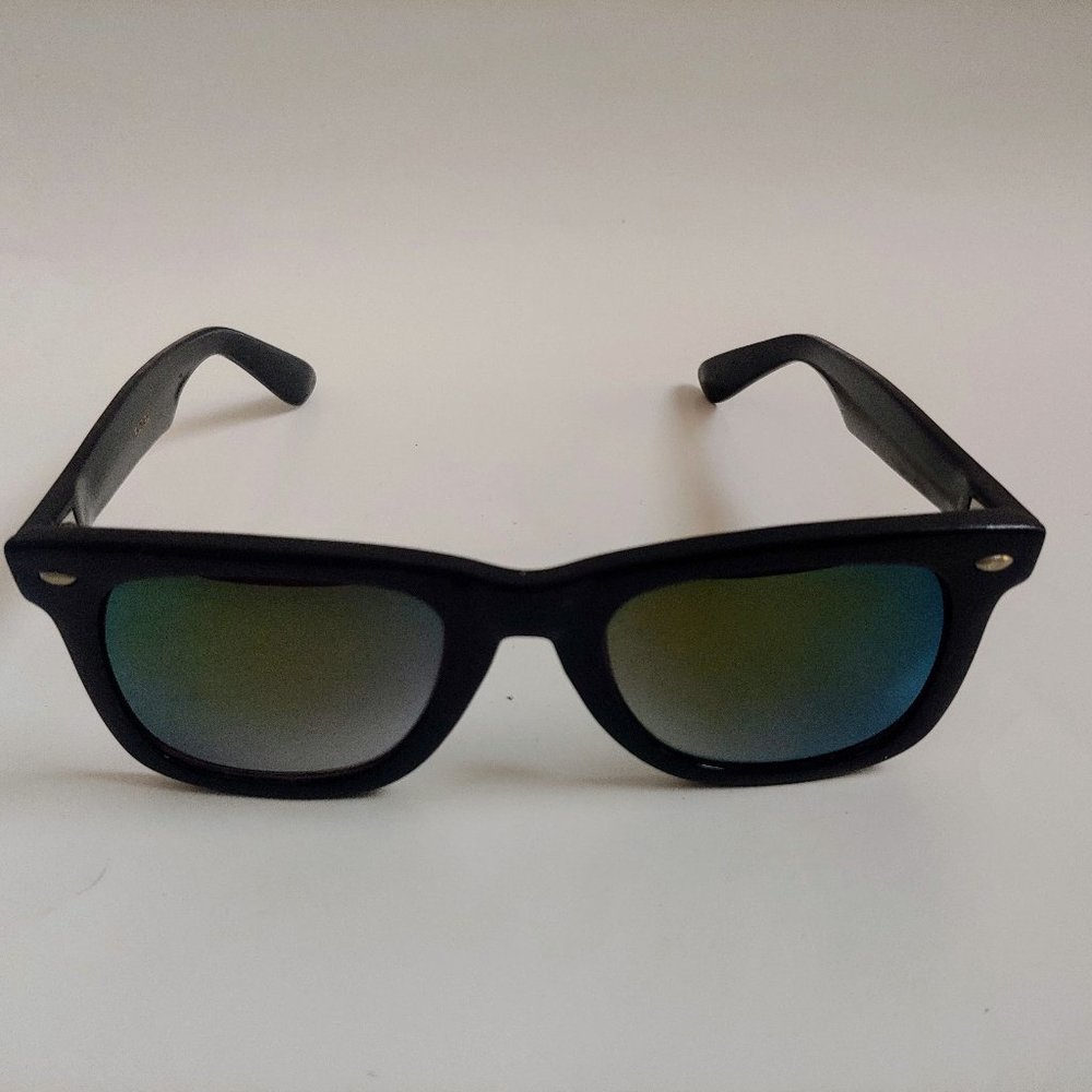 NWT True Vintage 90's Acetate Way fair Like Style Sport Sunglasses (S.Black)